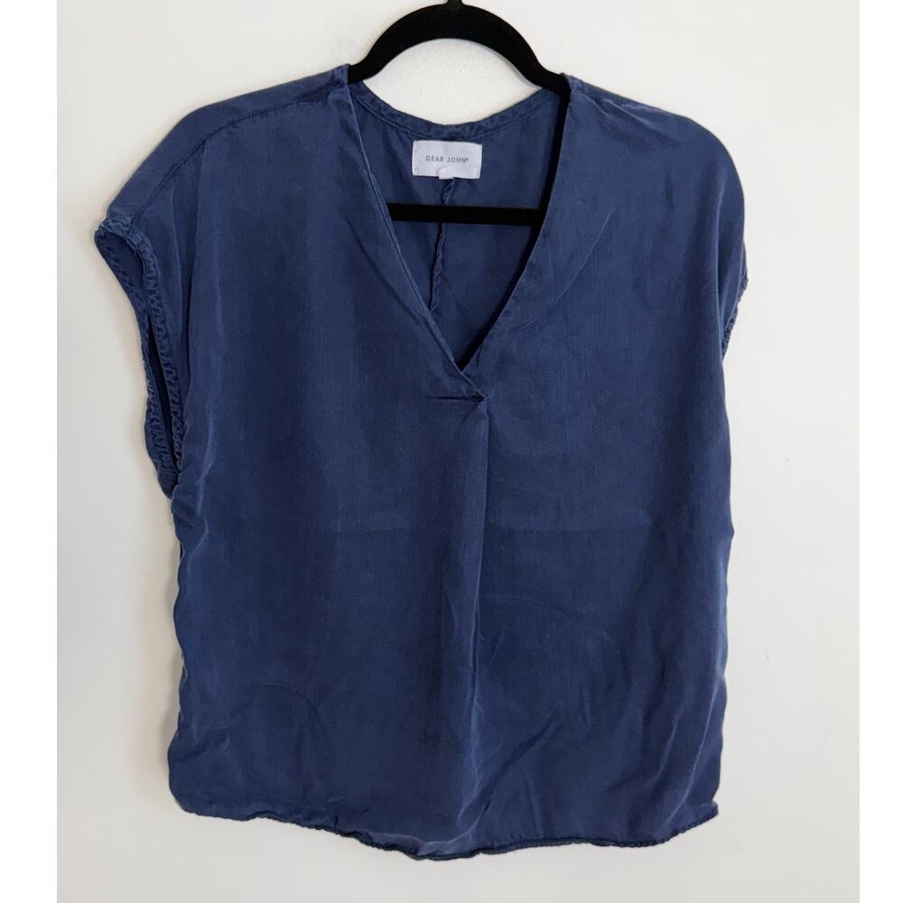 Dear John Navy Blouse size large